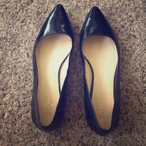 Cole haan black pointy toe flats